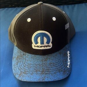 Mopar Black, Gray and Blue Cap
